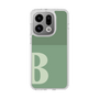 Slim Protection Case［ Original - initial two tone - B green ］