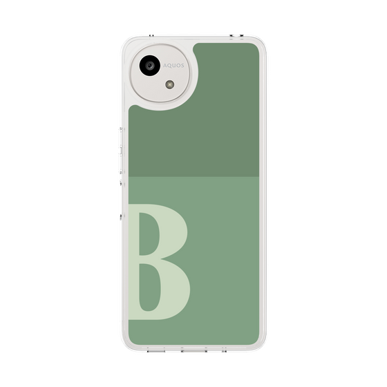 Slim Protection Case［ Original - initial two tone - B green ］