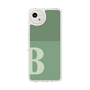 Slim Protection Case［ Original - initial two tone - B green ］