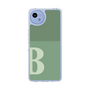 Slim Protection Case［ Original - initial two tone - B green ］
