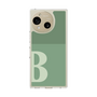 Slim Protection Case［ Original - initial two tone - B green ］