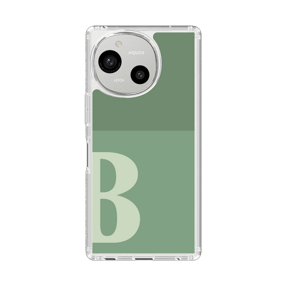 Slim Protection Case［ Original - initial two tone - B green ］