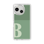 Slim Protection Case［ Original - initial two tone - B green ］