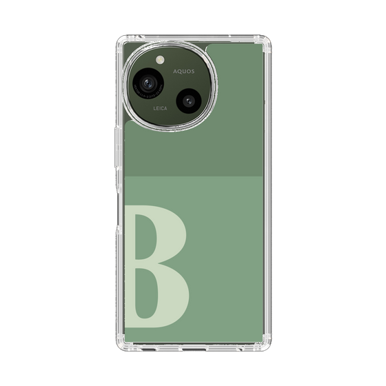 Slim Protection Case［ Original - initial two tone - B green ］