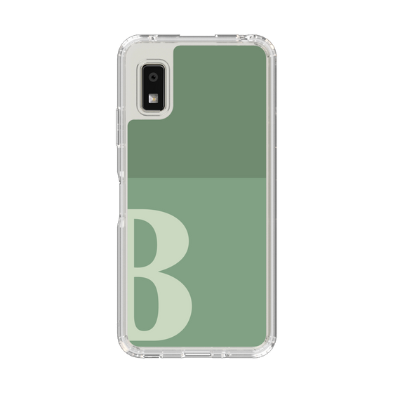 Slim Protection Case［ Original - initial two tone - B green ］
