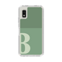 Slim Protection Case［ Original - initial two tone - B green ］