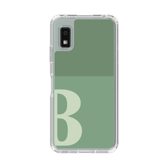 Slim Protection Case［ Original - initial two tone - B green ］