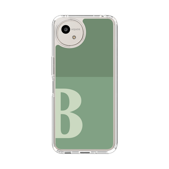 Slim Protection Case［ Original - initial two tone - B green ］