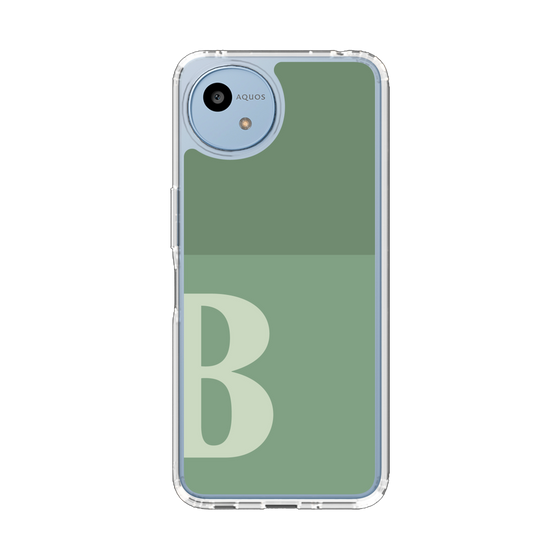 Slim Protection Case［ Original - initial two tone - B green ］