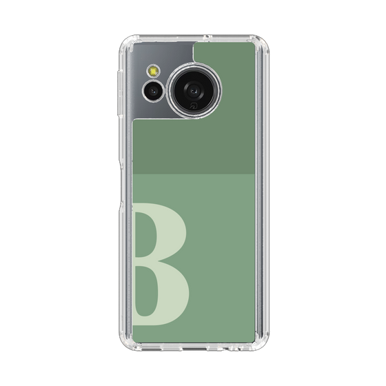 Slim Protection Case［ Original - initial two tone - B green ］