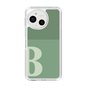Slim Protection Case［ Original - initial two tone - B green ］