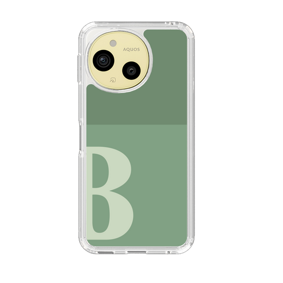 Slim Protection Case［ Original - initial two tone - B green ］