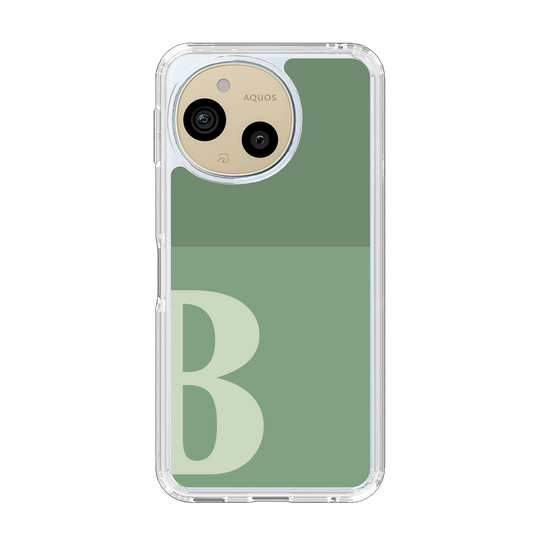 Slim Protection Case［ Original - initial two tone - B green ］
