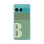 Slim Protection Case［ Original - initial two tone - B green ］