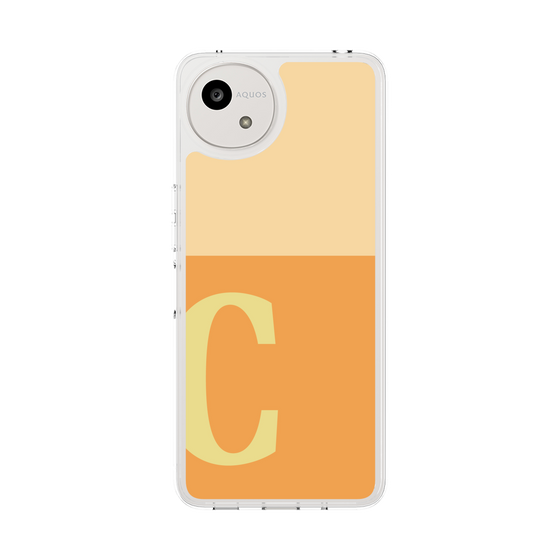 Slim Protection Case［ Original - initial two tone - C orange ］