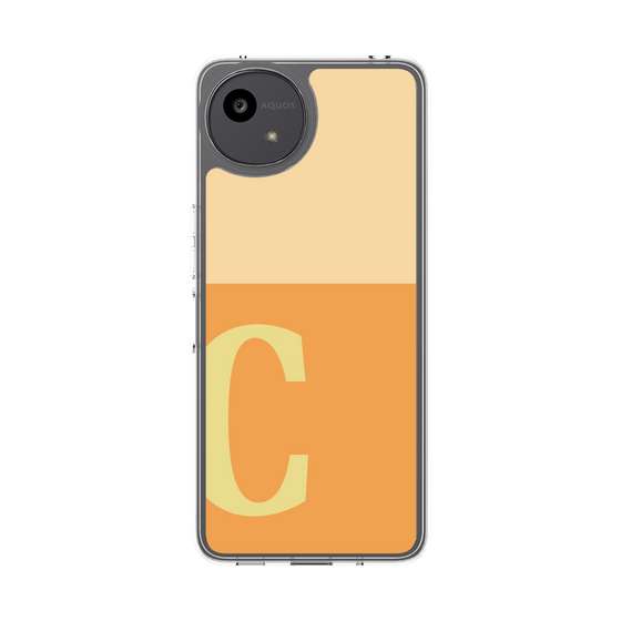 Slim Protection Case［ Original - initial two tone - C orange ］