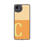 Slim Protection Case［ Original - initial two tone - C orange ］