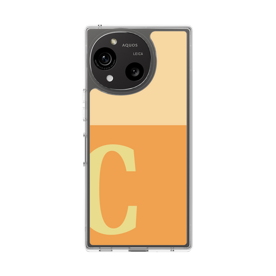 Slim Protection Case［ Original - initial two tone - C orange ］