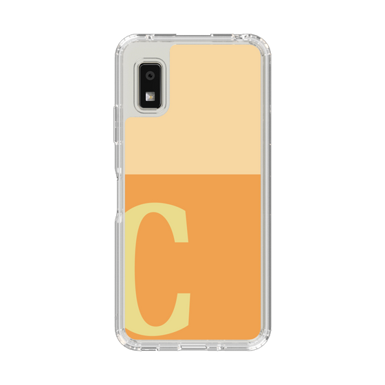 Slim Protection Case［ Original - initial two tone - C orange ］