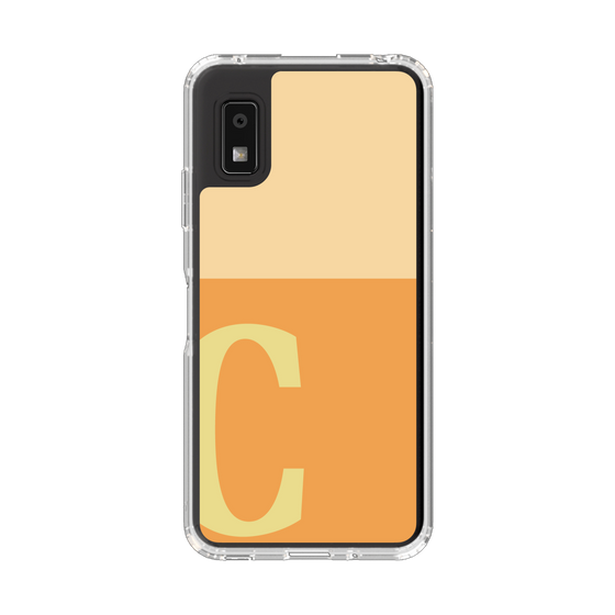 Slim Protection Case［ Original - initial two tone - C orange ］