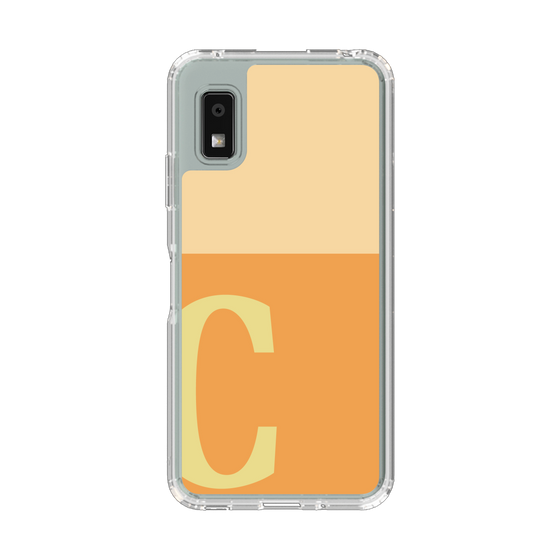 Slim Protection Case［ Original - initial two tone - C orange ］