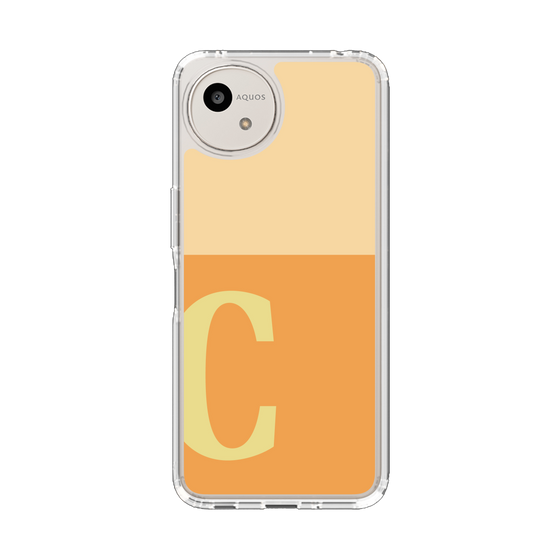 Slim Protection Case［ Original - initial two tone - C orange ］