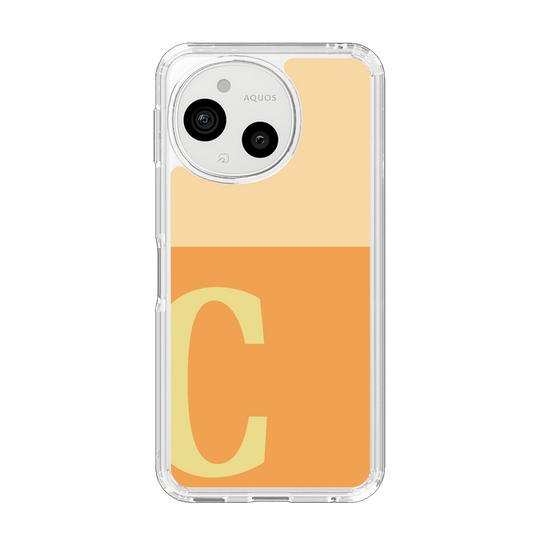 Slim Protection Case［ Original - initial two tone - C orange ］