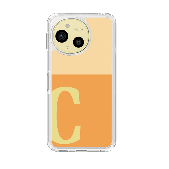 Slim Protection Case［ Original - initial two tone - C orange ］