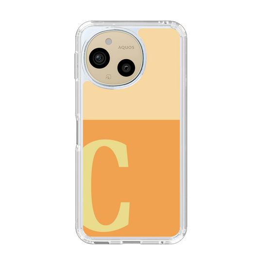 Slim Protection Case［ Original - initial two tone - C orange ］
