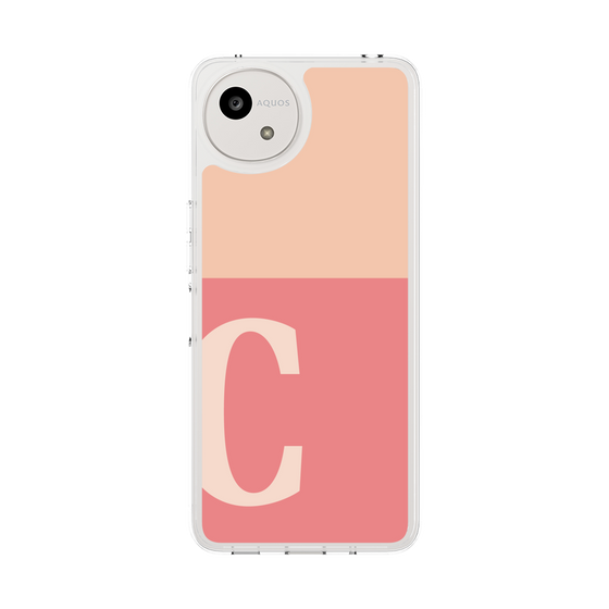 Slim Protection Case［ Original - initial two tone - C pink ］