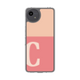 Slim Protection Case［ Original - initial two tone - C pink ］