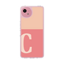 Slim Protection Case［ Original - initial two tone - C pink ］