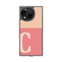 Slim Protection Case［ Original - initial two tone - C pink ］