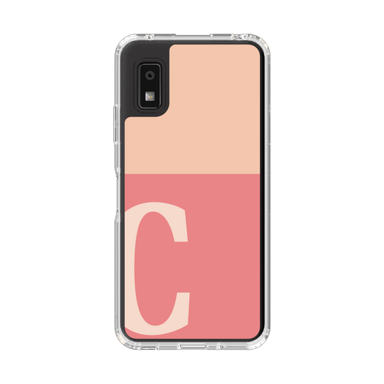 Slim Protection Case［ Original - initial two tone - C pink ］