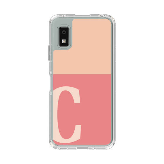 Slim Protection Case［ Original - initial two tone - C pink ］