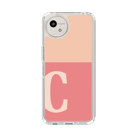 Slim Protection Case［ Original - initial two tone - C pink ］
