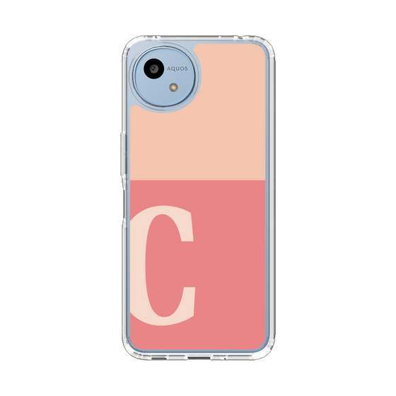Slim Protection Case［ Original - initial two tone - C pink ］