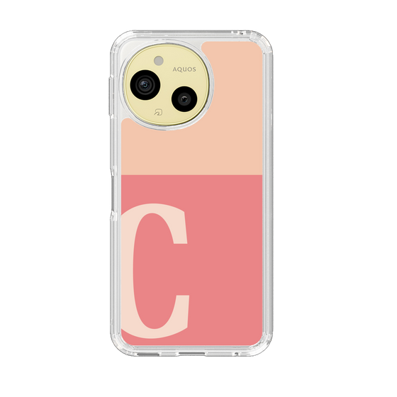 Slim Protection Case［ Original - initial two tone - C pink ］