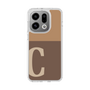 Slim Protection Case［ Original - initial two tone - C brown ］