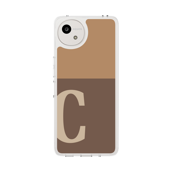 Slim Protection Case［ Original - initial two tone - C brown ］
