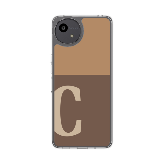 Slim Protection Case［ Original - initial two tone - C brown ］