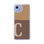 Slim Protection Case［ Original - initial two tone - C brown ］
