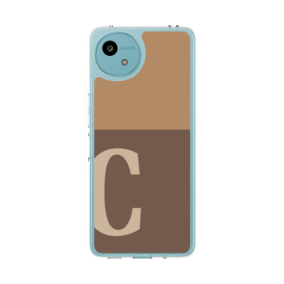 Slim Protection Case［ Original - initial two tone - C brown ］