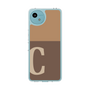 Slim Protection Case［ Original - initial two tone - C brown ］