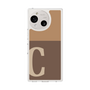 Slim Protection Case［ Original - initial two tone - C brown ］