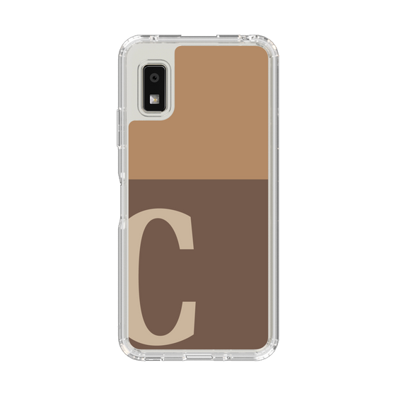 Slim Protection Case［ Original - initial two tone - C brown ］