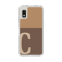 Slim Protection Case［ Original - initial two tone - C brown ］
