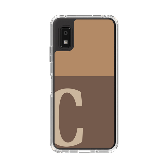 Slim Protection Case［ Original - initial two tone - C brown ］