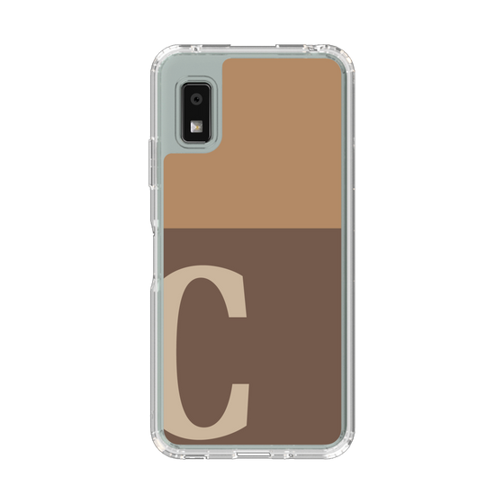 Slim Protection Case［ Original - initial two tone - C brown ］