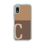 Slim Protection Case［ Original - initial two tone - C brown ］
